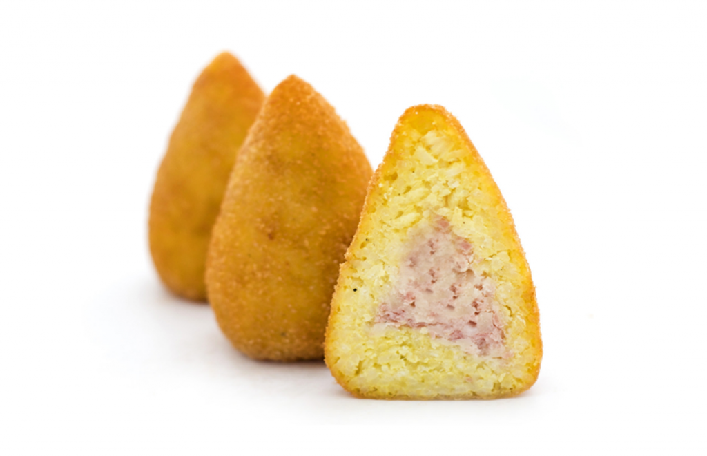 ARANCINO PROSCIUTTO MOZZARELLA BESCIAMELLA PREFRITTO Isolp srl